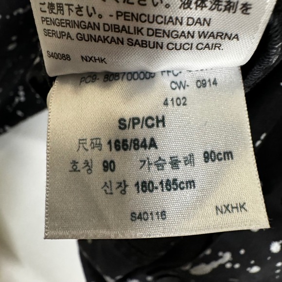 Levi Strauss & Co Paint Splatter Denim Trucker Jacket Small Black Excellent - Picture 7 of 7